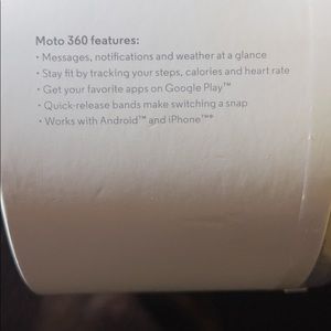 Motorola smart watch, 2nd generation